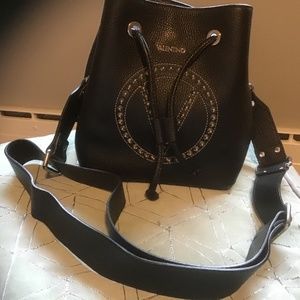 Valentino black bucket bag
